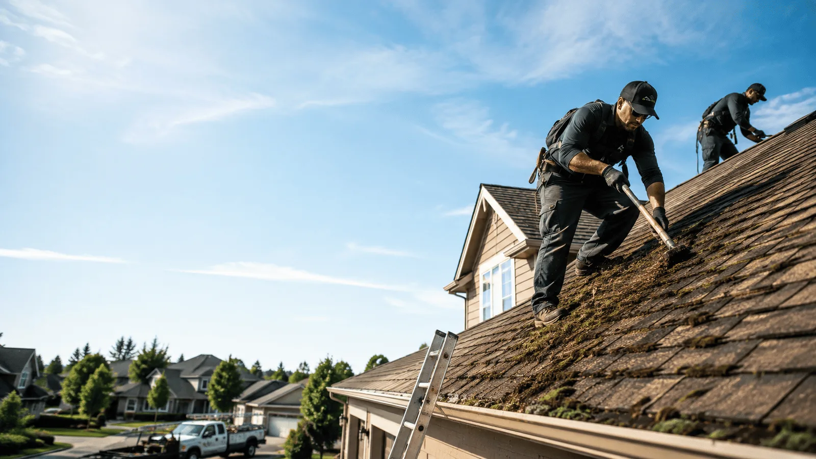 Roof Moss Removal in Dorset, OH near me